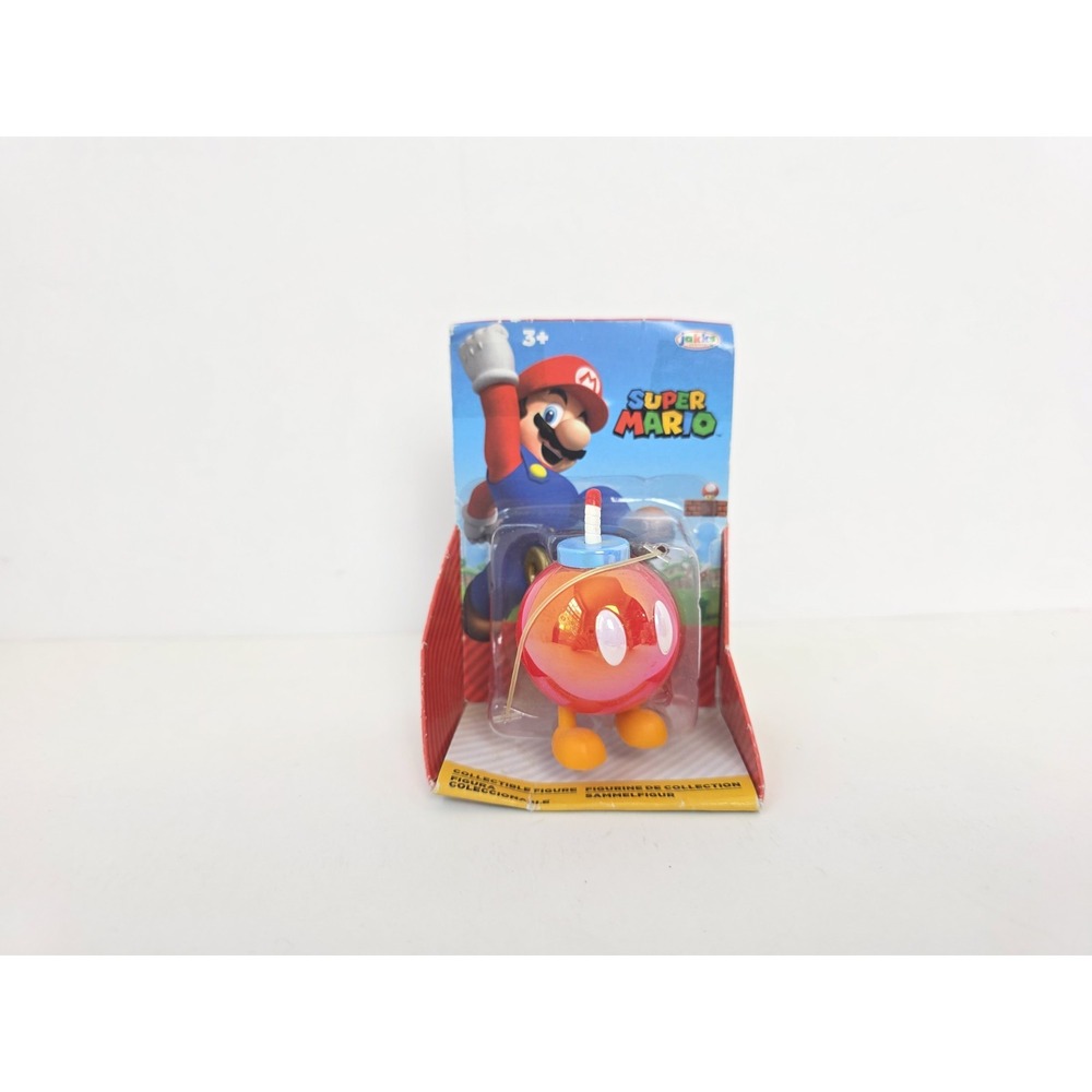 Jakks Pacific Super Mario figure Bob-Omb New red shiny